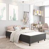The Living Store Boxspring postelja temno siva iz blaga 120x200 cm - Boxspring Postelja, (21737211) | Shoptok.si