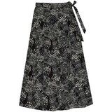 Marisse Patterned Viscose Skirt L-Sc-3719 Black | Eponuda.ba