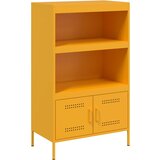  The Living Store Visoka omara gorčično rumena 68x39x113 cm jeklo - Visoka Omara, (21496139) | Shoptok.si