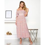 Resti Orange and white maxi dress with a floral pattern - Clothing | Eponuda.ba