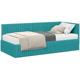  Kutni krevetni okvir s madracem 2 kom. Tirkizna 90 x 190 cm | Shoptok.si