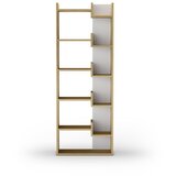 Marckeric Bijela/u prirodnoj boji biblioteka u dekoru hrasta 60,5x162 cm Klapo – Cijene