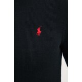 Polo Ralph Lauren Puloverji PULL COL ROND EN COTON EPAIS Črna | Shoptok.si