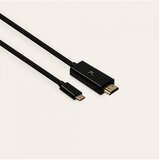 Ksix , adapter kabel USB C na HDMI, 2m, crni, 4K, 10Gbps, 60Hz | shoptok.hr