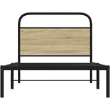  Okvir kreveta bez madraca boja hrasta sonome 90 x 200 cm drveni | shoptok.hr