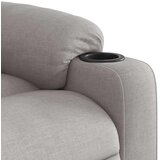 vidaXL Naslonjač na podizanje od tkanine oblačnosivi | shoptok.hr