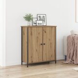 vidaXL Sideboard Artisan Oak Šperploča i metal Srednji Cijene