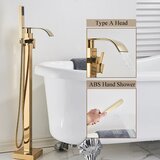 ulgksd Mešalnik za tuš v kadi, enoročna kontrola, moderna lakirana površina, zlat A, (5000161468) | Shoptok.si