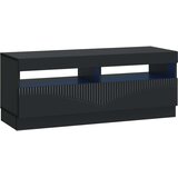  5-dijelni LED TV ormarić Crna Konstruirano drvo - Crna 100 cm | shoptok.hr
