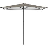  Vrtni suncobran 270 x 270 cm Poliester Pravokutni Crna i bijela | Shoptok.si