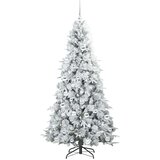 vidaXL Umjetno božićno drvce s nogom s stalakom Zelena 180 cm PE i PVC | shoptok.hr
