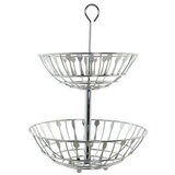 Posuda za Voće DKD Home Decor Srebrna Metal Plastika 28 x 28 x 40 cm | shoptok.hr