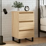 vidaXL Nočna omarica sonoma hrast 40x35x69 cm inženirski les | Shoptok.si