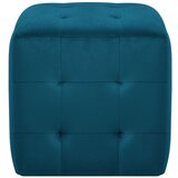  Tabure 2 kom plavi 30 x 30 x 30 cm od baršunaste tkanine | shoptok.hr