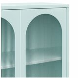 Støraa Svijetlo plava metalna vitrina 80x186x40 cm Luna – | shoptok.hr