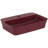 Ideal Standard Bordo rdeč keramičen umivalnik 55x38 cm Ipalyss –