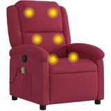 Maison Chic masažni naslanjač - Relax naslanjač vinsko rdeč žamet, (22134815) | Shoptok.si
