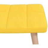  Stolica za ljuljanje od tkanine sa stolcem boja senfa | shoptok.hr