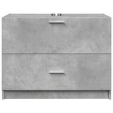 Ormarić za umivaonik boja betona 78x37x59 cm konstruirano drvo | shoptok.hr