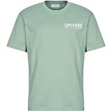 Only & Sons Majice s kratkimi rokavi ONSKASBAH Zelena Cene