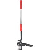 vidaXL Odstranjevalec plevela rdeč srebrn 99,5 cm eloksiran aluminij Cene
