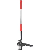 Odstranjevalec plevela rdeč srebrn 99,5 cm eloksiran aluminij