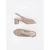 GOODIN Beige low-heeled sandals | shoptok.hr