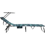  Sklopiva ležaljka za sunčanje Šareni 190 x 57 x 81 cm oxford | shoptok.hr