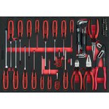 Ks Tools Komplet klešč in izvijačev, 59 kosov, vstavek po celotni površini predala | Shoptok.si