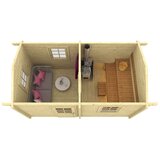 Male kuće Sauna kućica Pihasauna PIHA-TUURI 11 257 × 461 cm – bez završnog krovnog pokrova | shoptok.hr