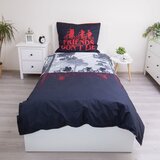 Jerry Fabrics Enojna bombažna otroška posteljnina 140x200 cm Stranger Things "Upside Down" – | Shoptok.si