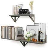 CASSA TOKO 3x stenska lebdeča polica s kovinskimi nosilci | Shoptok.si