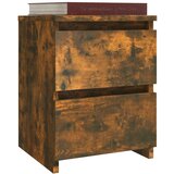  Noćni ormarići 2 kom boja dimljenog hrasta 30x30x40 cm drveni | shoptok.hr