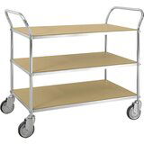 Kongamek Nivojski ESD-voziček, DxŠxV 1070 x 585 x 940 mm, 3 police, 4 vrtljiva kolesa | Shoptok.si