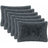  Presvlaka za jastuk 6 pcs HEERLEN Antracit 50 x 70 cm PV flis | shoptok.hr