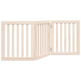  Vrata za pse Sklopiva 3 Panela 150 cm Drvo Topole | shoptok.hr