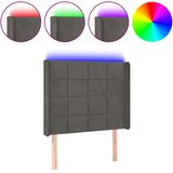  LED uzglavlje tamnosivo 103x16x118/128 cm baršunasto | Eponuda.ba