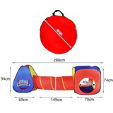 Kruzzel dječji šator 3 u 1: tipi, tunel i kućica, 288 cm | shoptok.hr