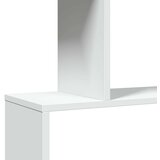 vidaXL Pregrada / regal za knjige 3 razina bijeli 70x24x97 cm drveni | shoptok.hr
