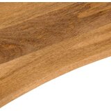 vidaXL Ploča za radni stol zaobljena 110x50x2,5 cm od drva manga | shoptok.hr