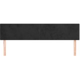  Uzglavlja crna 160x5x78/88 cm baršunasta | shoptok.hr