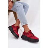VINCEZA Suede Insulated Women's Sneakers On a Thick Platform | Shoptok.si