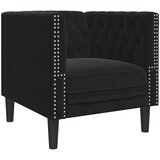 SOFA Crna 74,5 x 71 x 70,5 cm Baršun | shoptok.hr