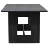 Venture Home Milly pravokutni blagovaonski stol 235 × 100 cm, crni | shoptok.hr