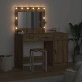  Toaletni stol 2 pcs Smeđa 40 x 41 x 75 cm Konstruirano drvo | shoptok.hr