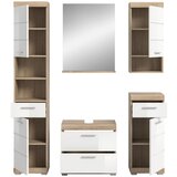 MID.YOU Kopalnica Lambada, Barva Hrasta, Bela, 5-Delna | Shoptok.si