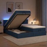  od pjene s madracem i LED-om Plava 180 x 200 cm Tkanina | shoptok.hr