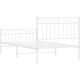  okvir kreveta uzglavlje i podnožje bijeli 100x190 cm | shoptok.hr