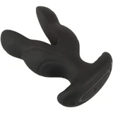 RC Power Expander Plug with Vibration & Electro-Stimulation Black