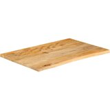 Stolna ploča sa živim rubom 70x60x2,5 cm od masivnog drva manga | shoptok.hr